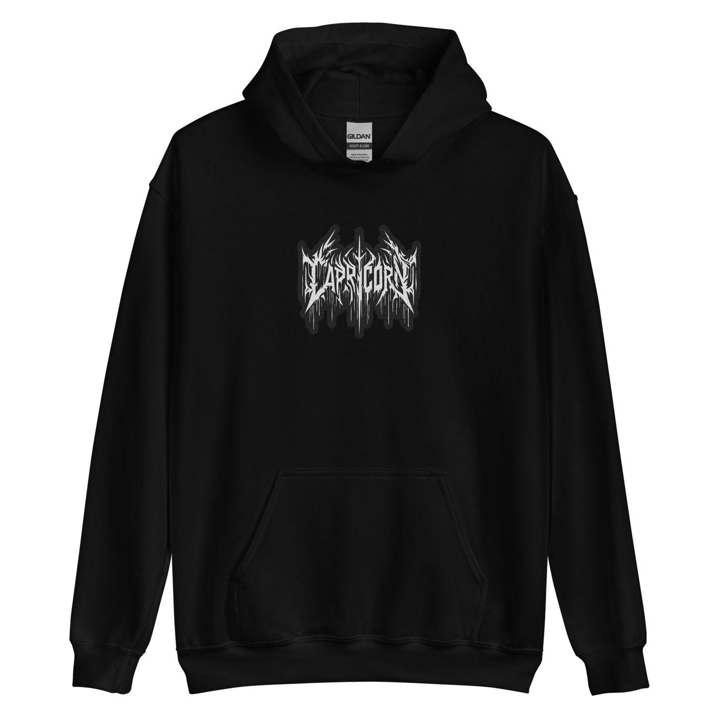 Unleash the Dark Majesty: Capricorn Metal Hoodie