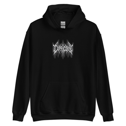 Unleash the Dark Majesty: Capricorn Metal Hoodie