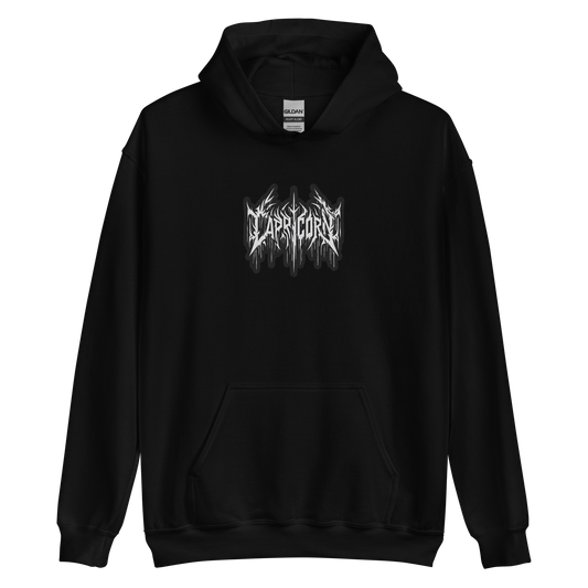 Unleash the Dark Majesty: Capricorn Metal Hoodie